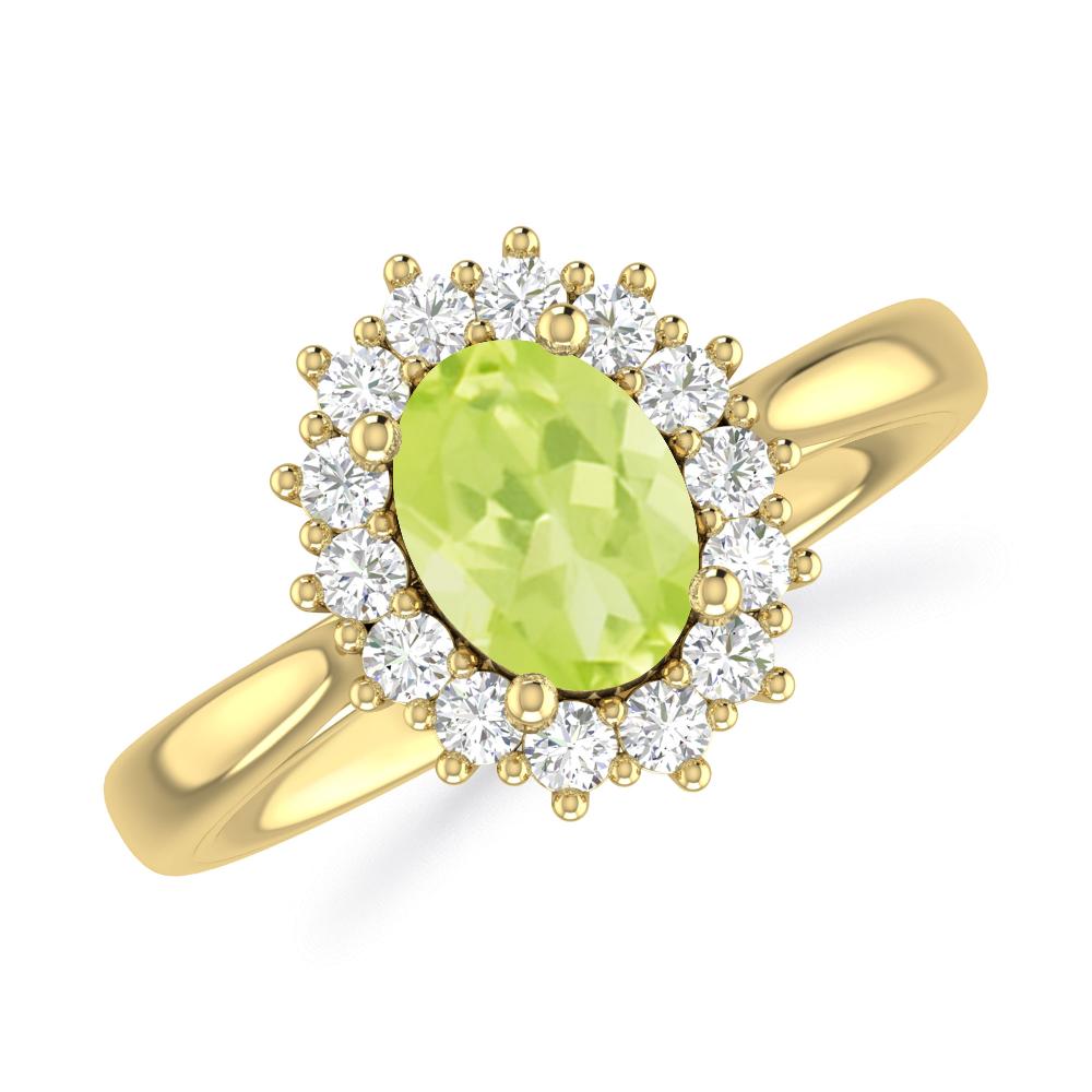 Yellow Gold - Peridot