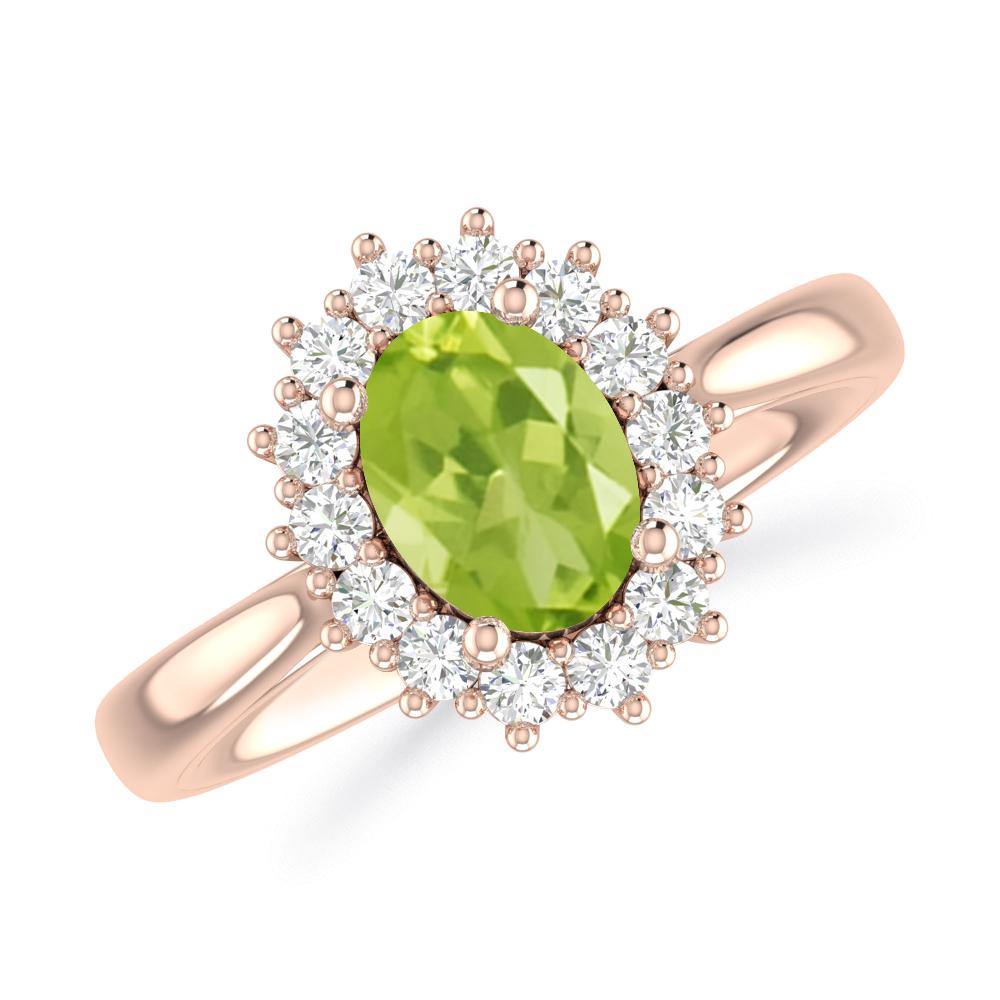 Rose Gold - Peridot