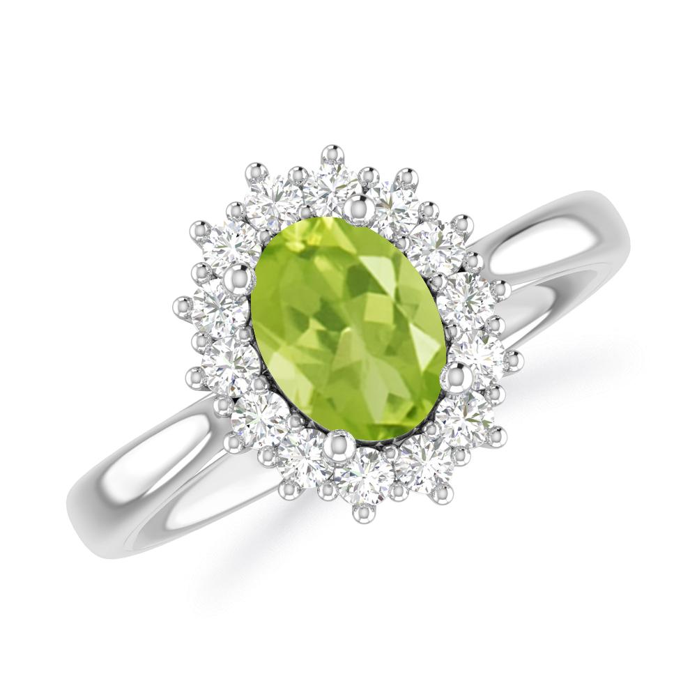 White Gold - Peridot