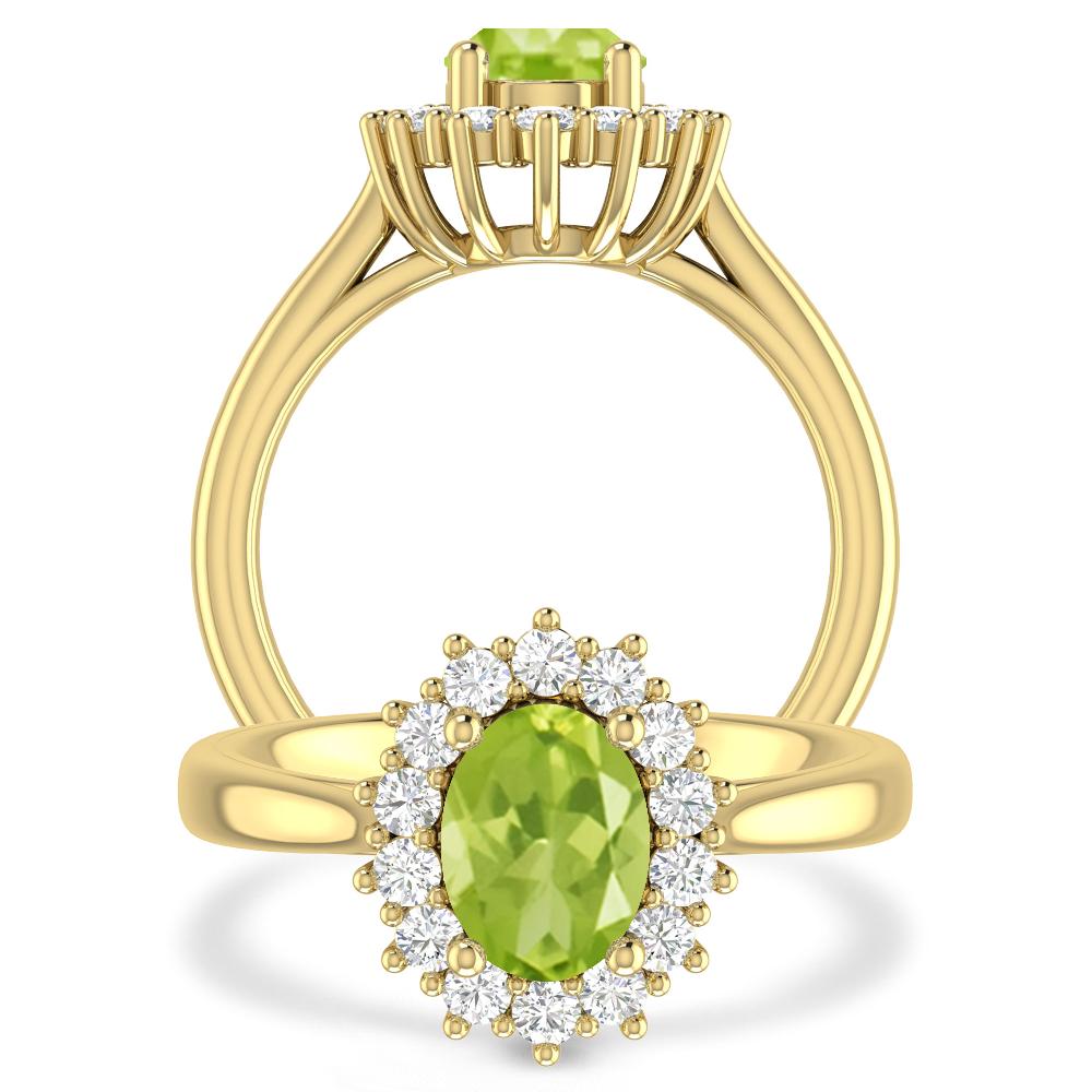 Yellow Gold - Peridot