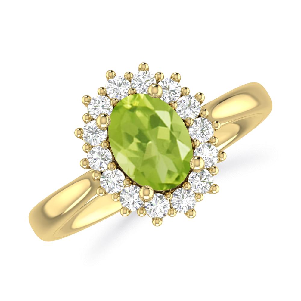 Yellow Gold - Peridot