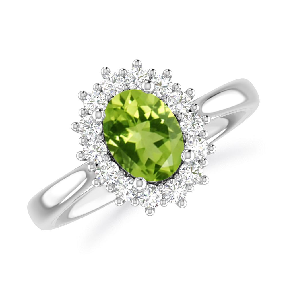 White Gold - Peridot