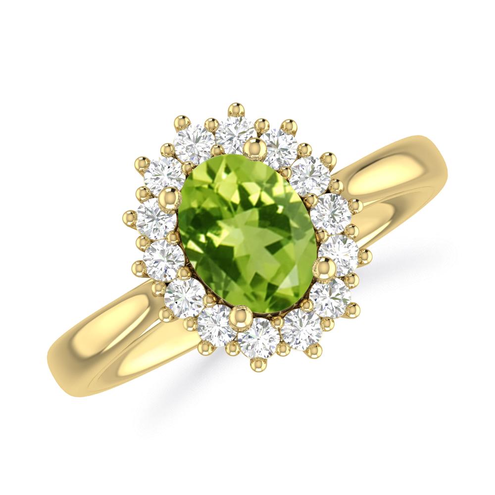 Yellow Gold - Peridot