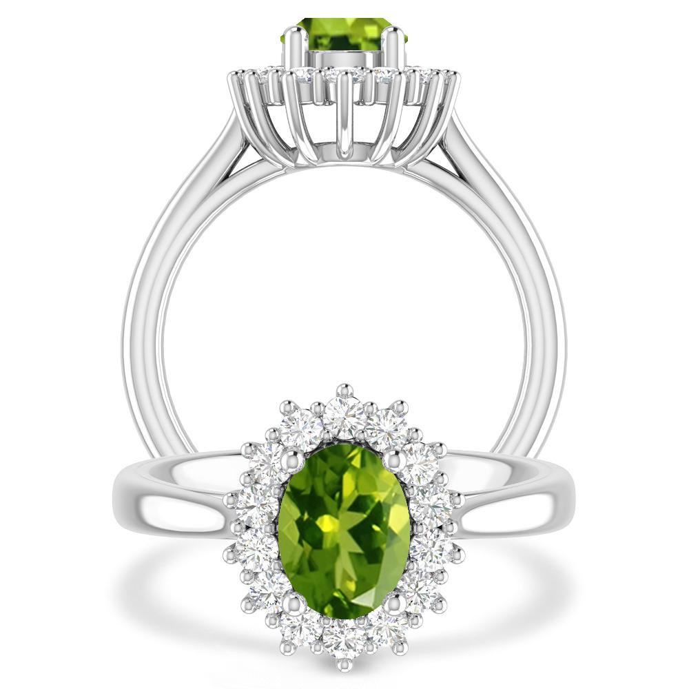 White Gold - Peridot