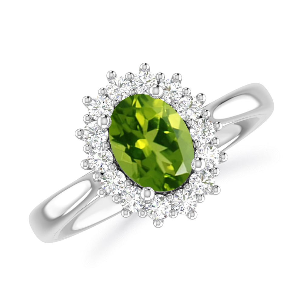 White Gold - Peridot