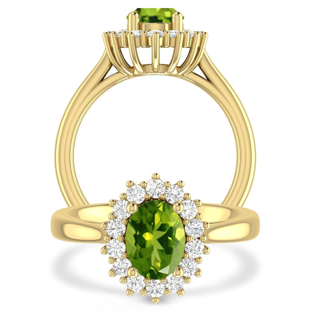 Yellow Gold - Peridot