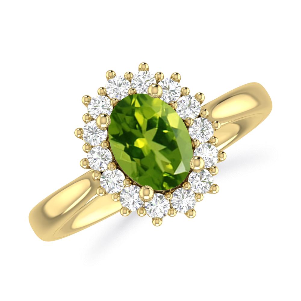 Yellow Gold - Peridot