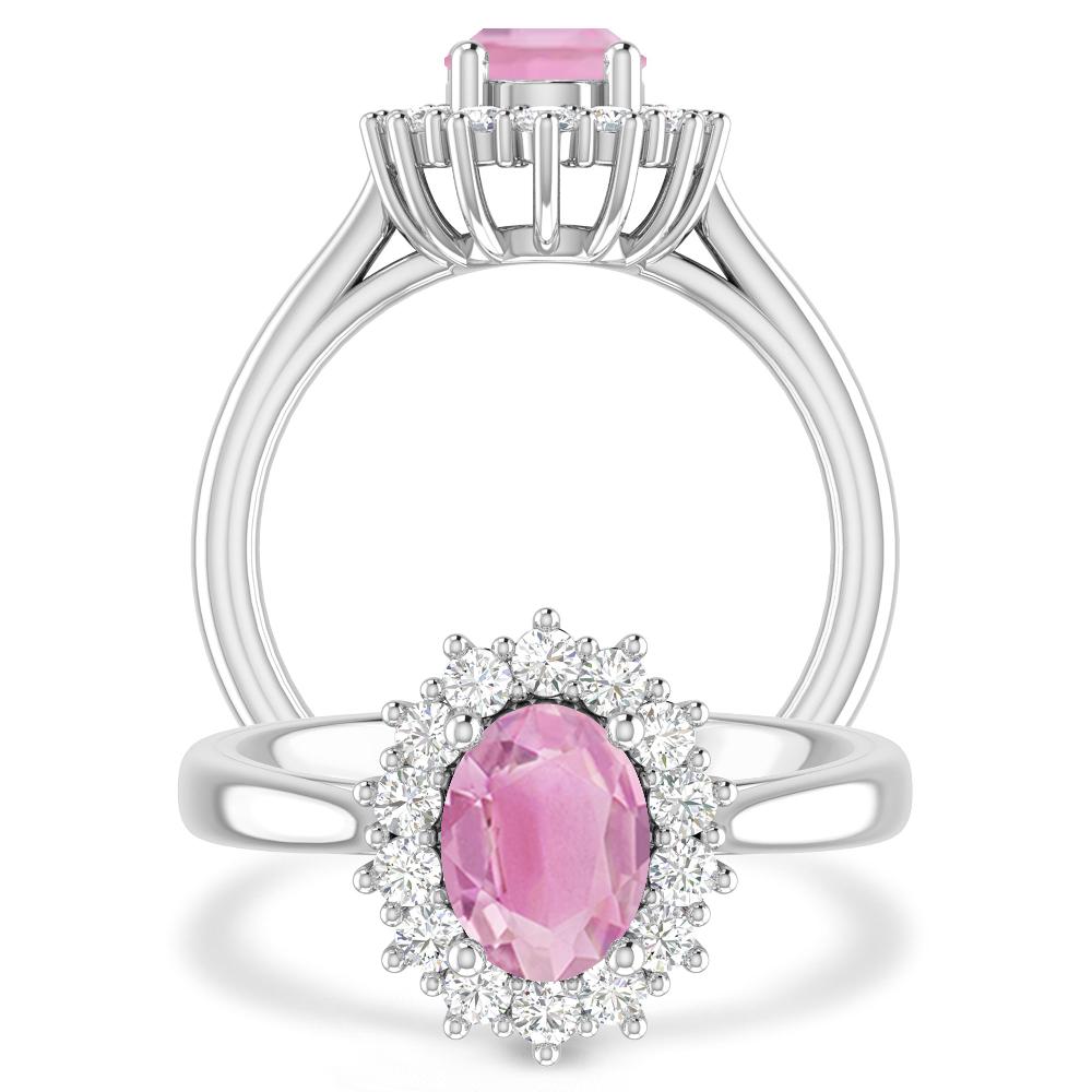 White Gold - Pink Tourmaline