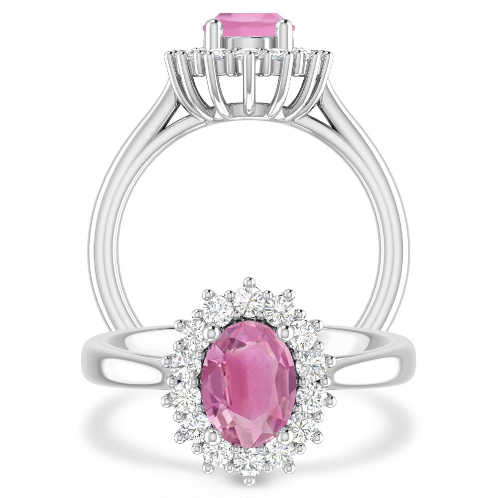 White Gold - Pink Tourmaline