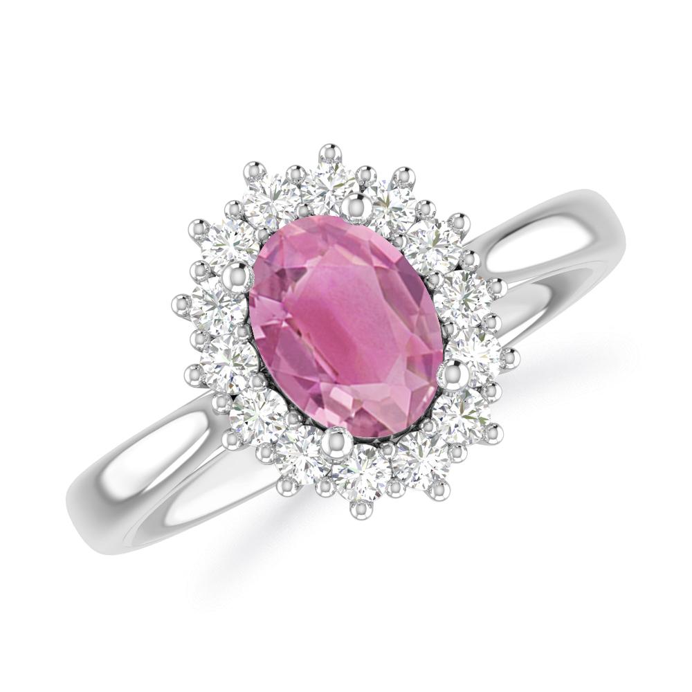 White Gold - Pink Tourmaline