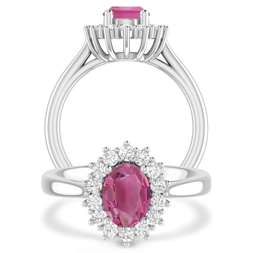 White Gold - Pink Tourmaline