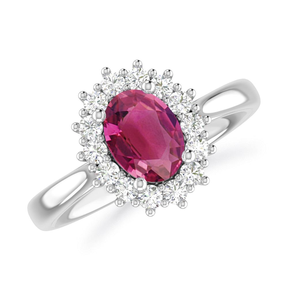 White Gold - Pink Tourmaline