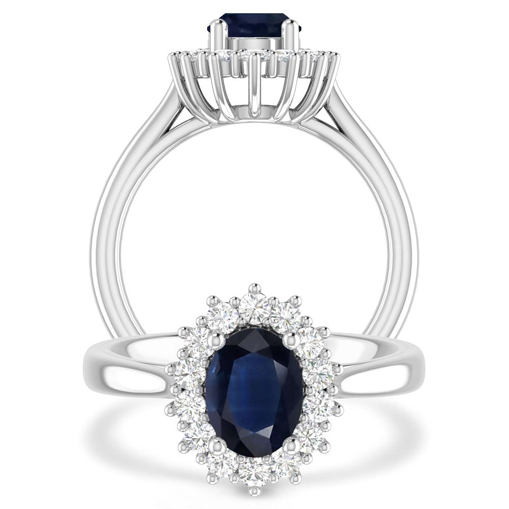 White Gold - Sapphire