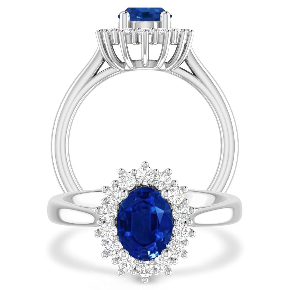 White Gold - Sapphire