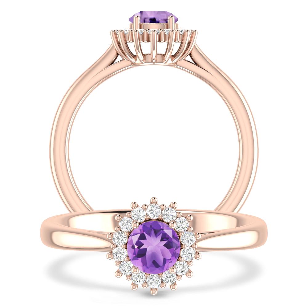 Rose Gold - Amethyst