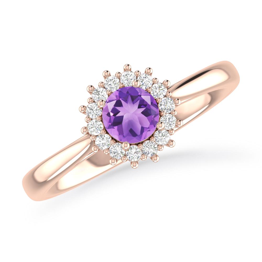 Rose Gold - Amethyst