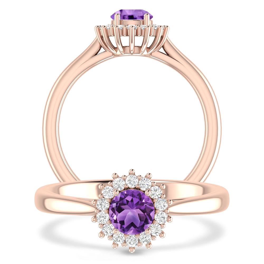 Rose Gold - Amethyst