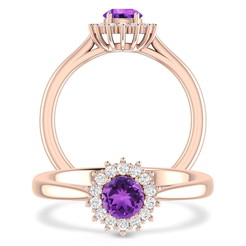 Rose Gold - Amethyst