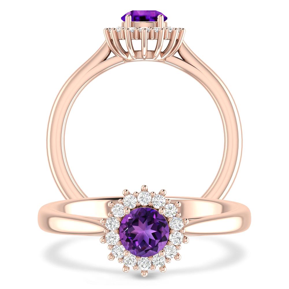 Rose Gold - Amethyst