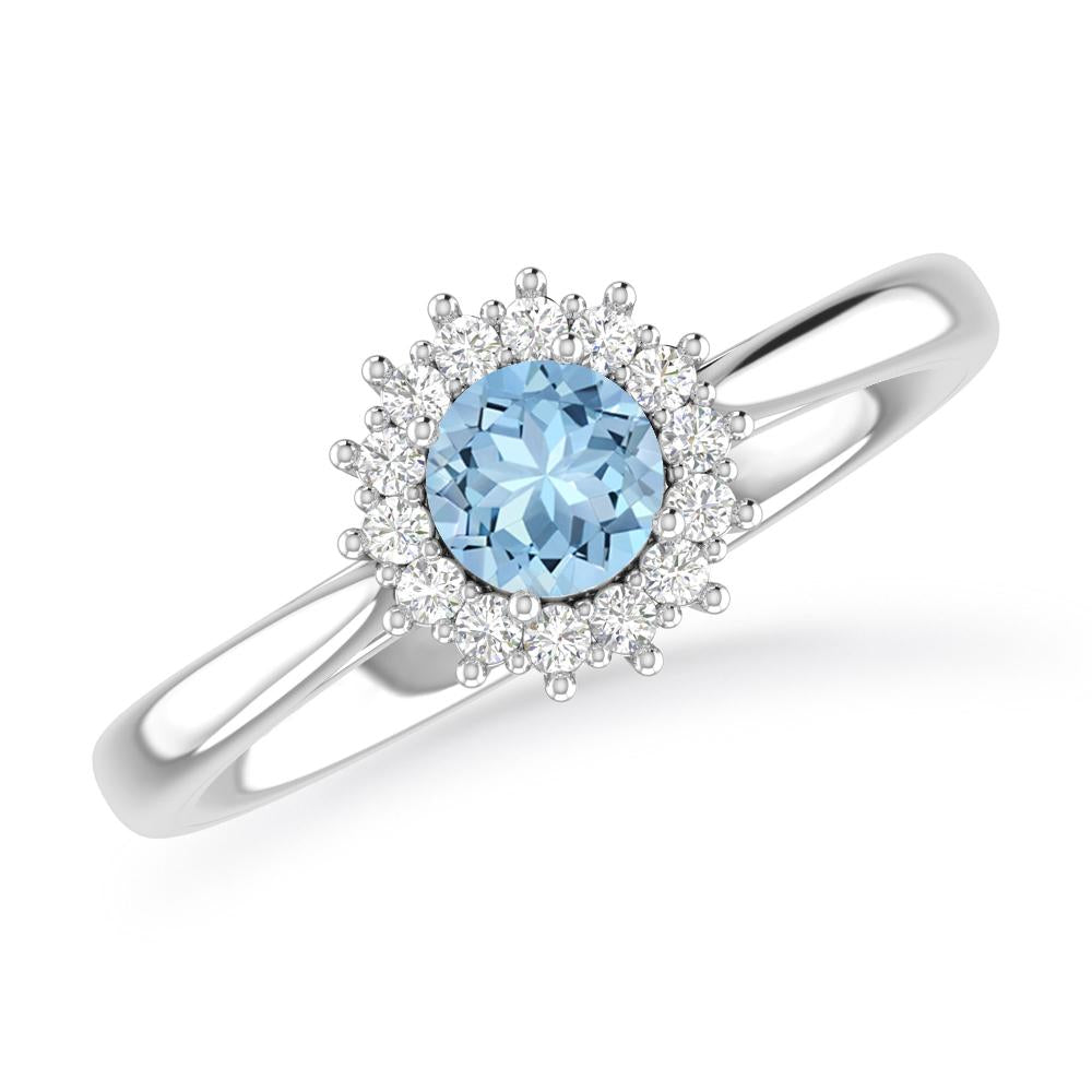 White Gold - Aquamarine