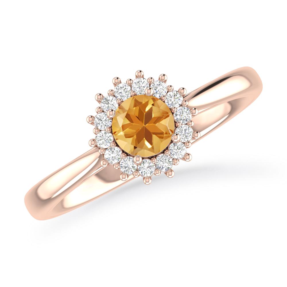 Rose Gold - Citrine