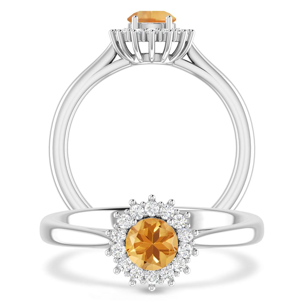 White Gold - Citrine