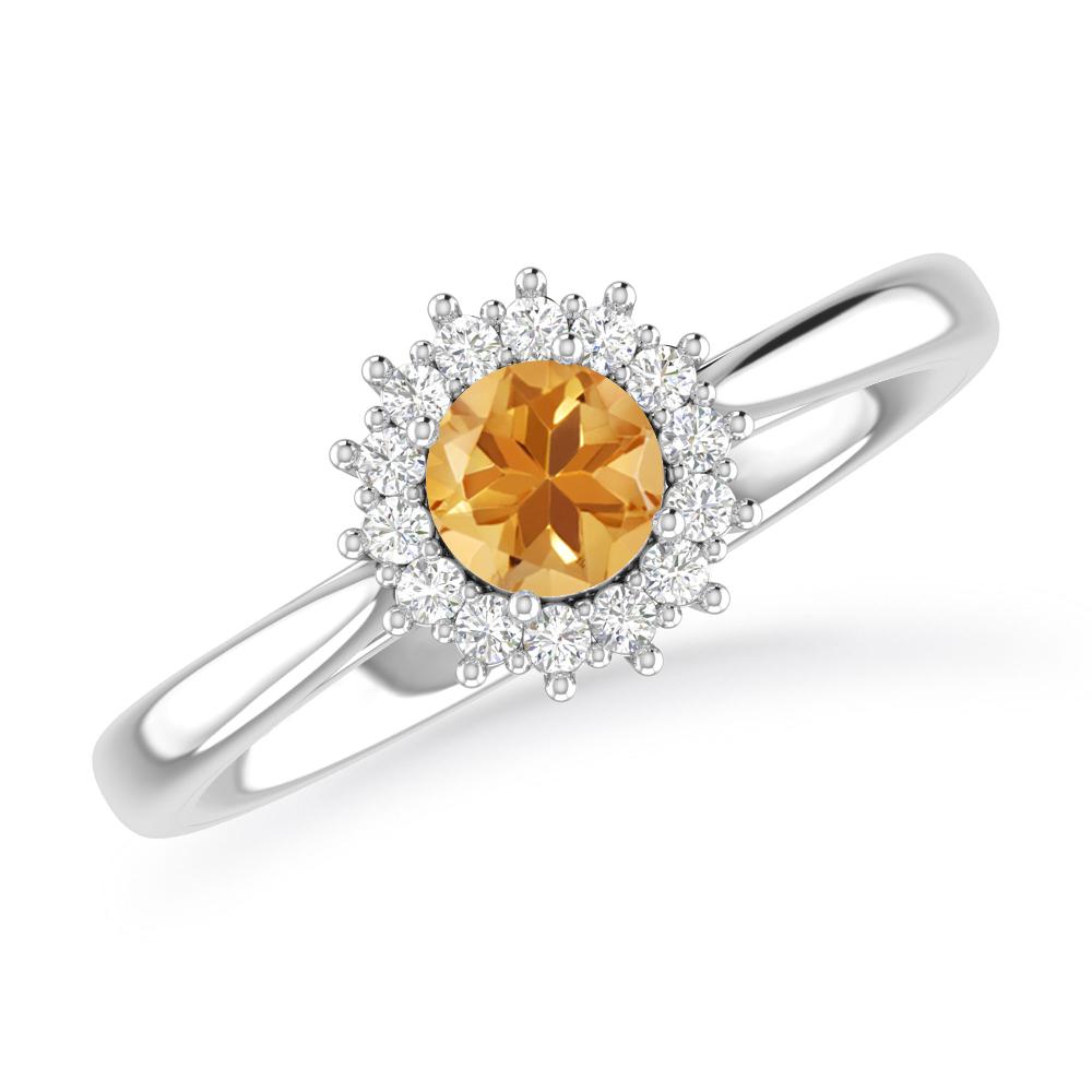 White Gold - Citrine