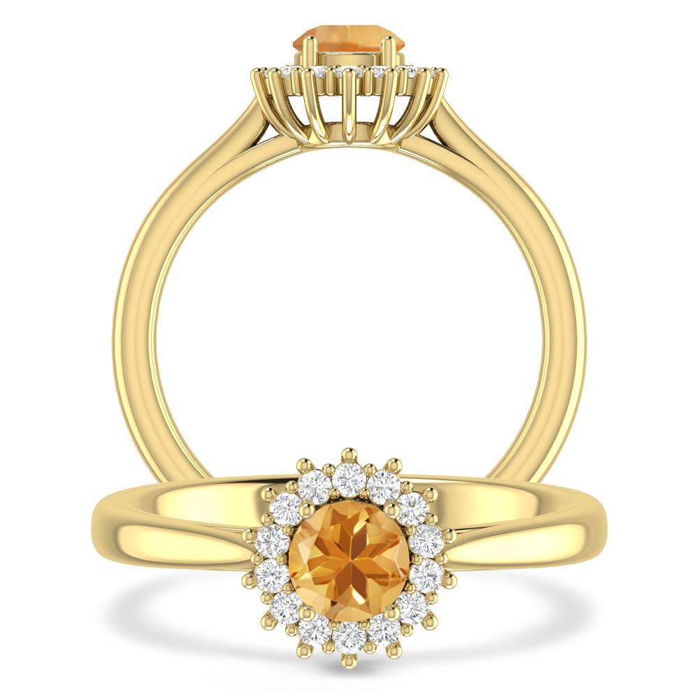 Yellow Gold - Citrine