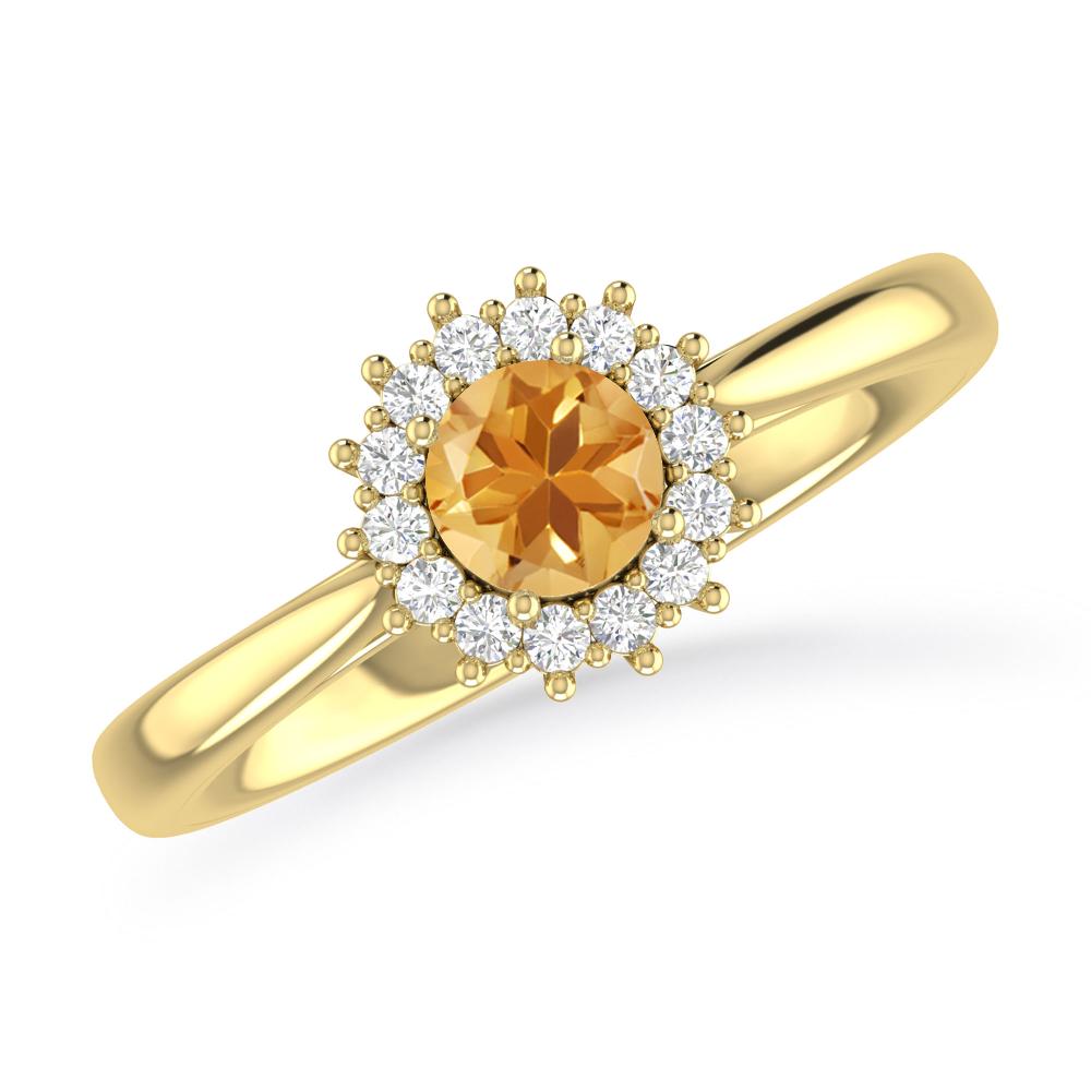 Yellow Gold - Citrine