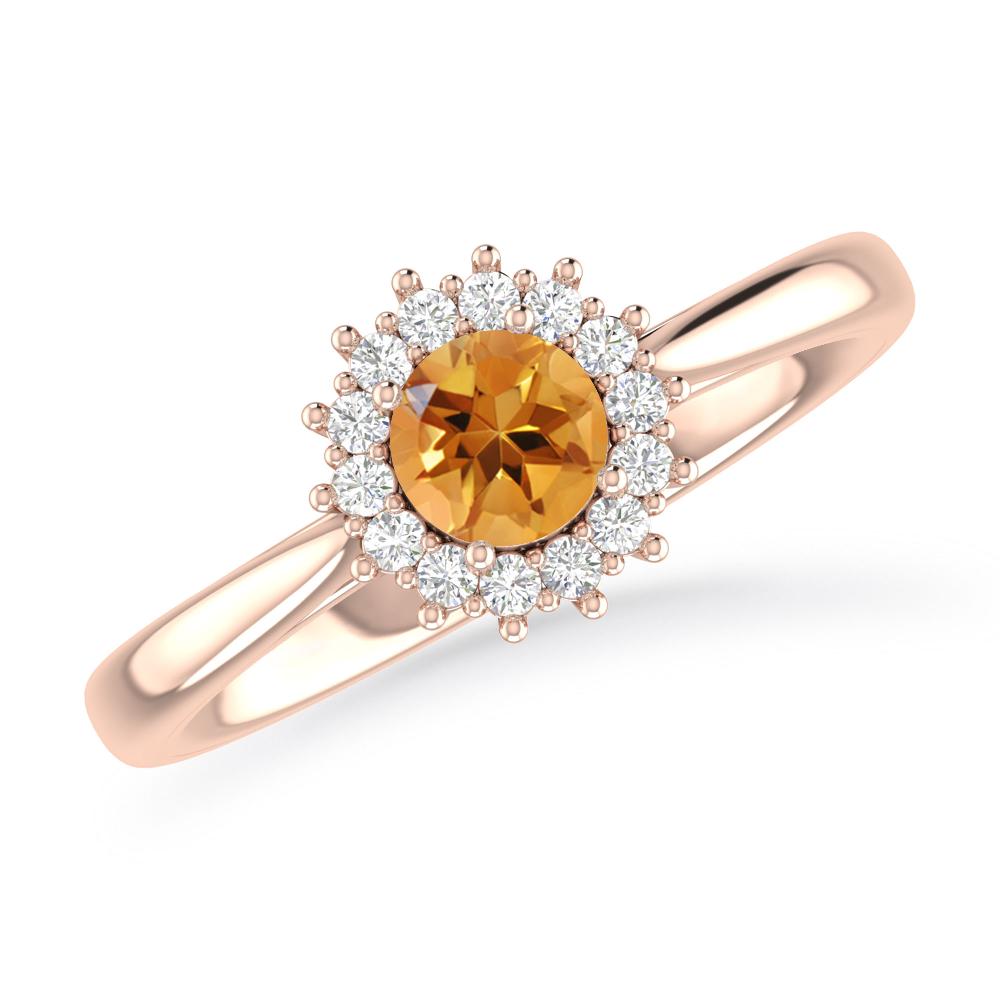 Rose Gold - Citrine