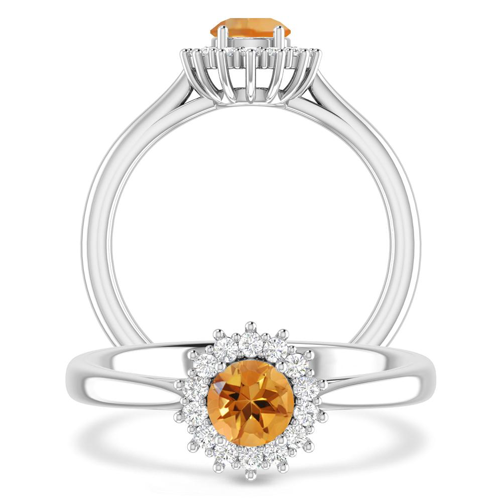 White Gold - Citrine