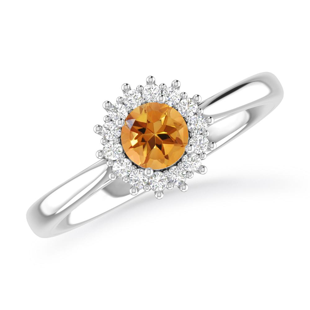 White Gold - Citrine