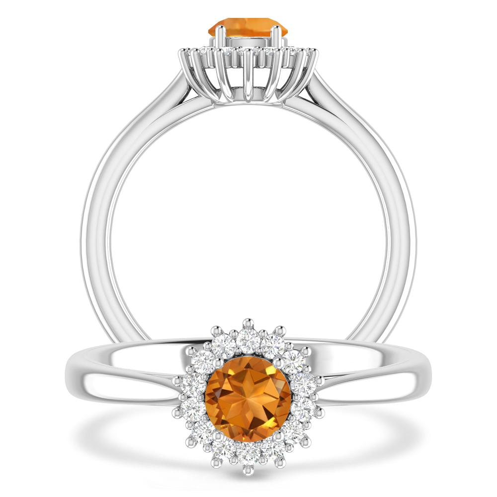 White Gold - Citrine