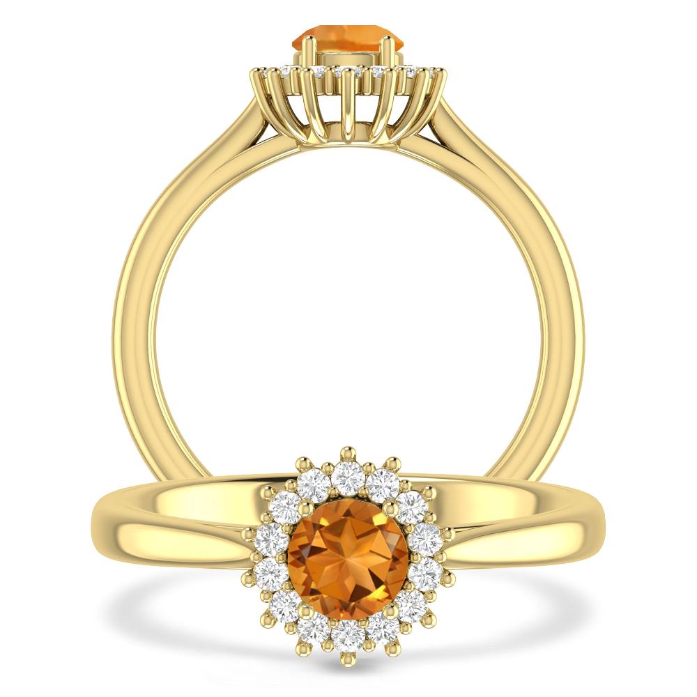 Yellow Gold - Citrine