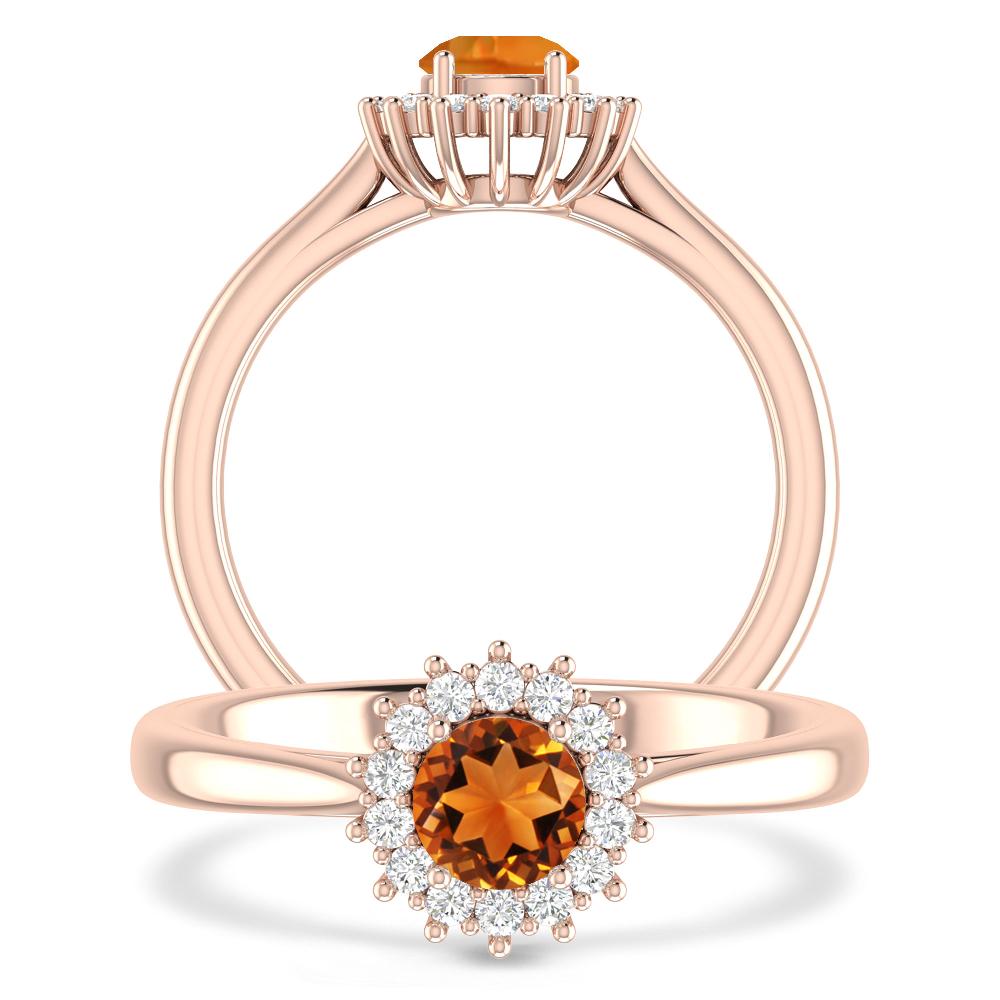 Rose Gold - Citrine