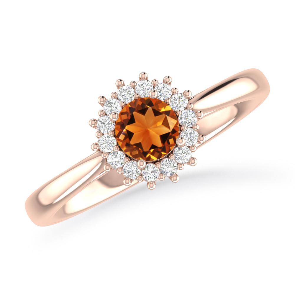 Rose Gold - Citrine