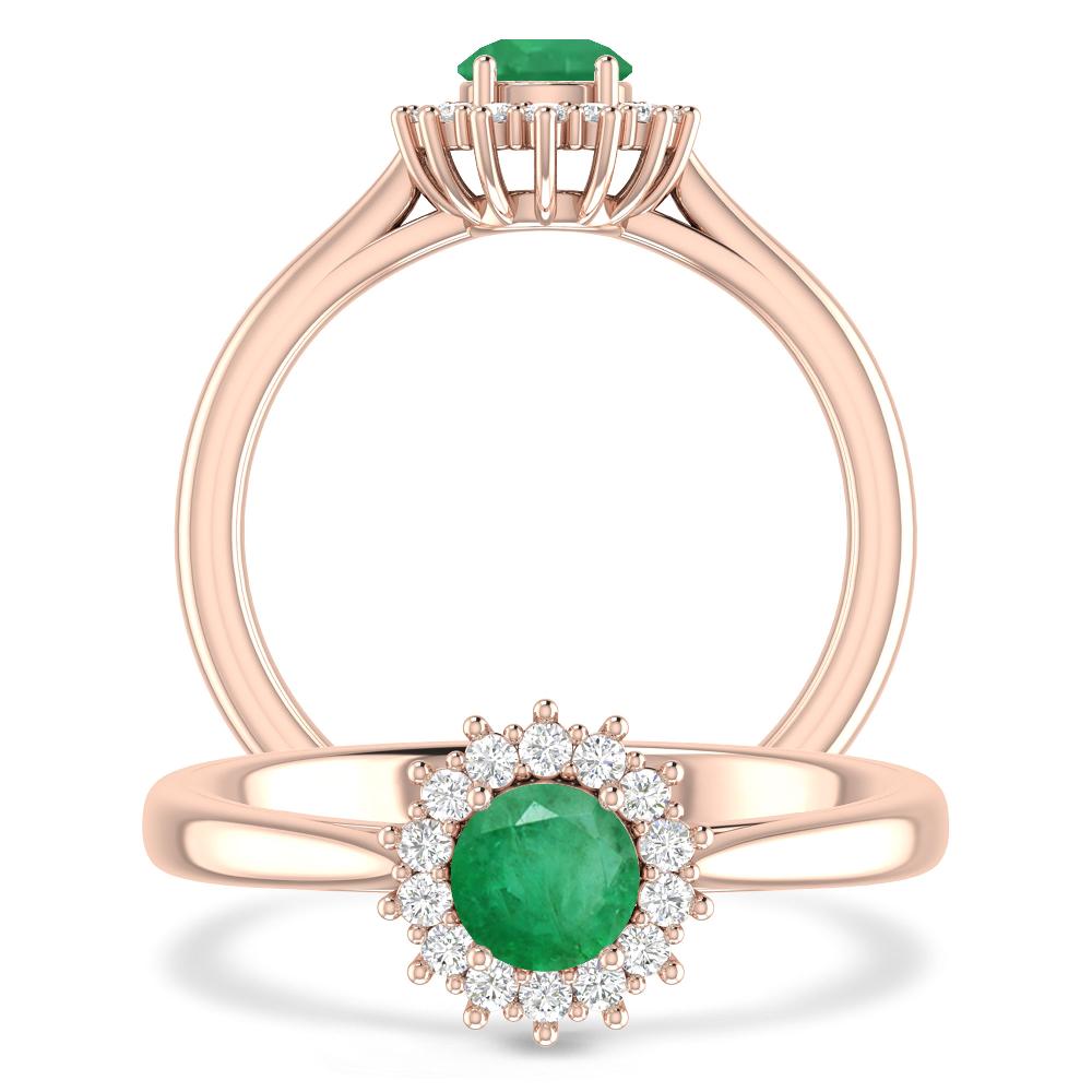 Rose Gold - Emerald