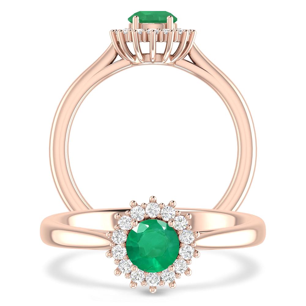 Rose Gold - Emerald