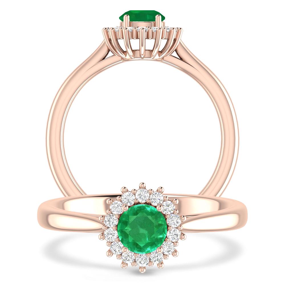 Rose Gold - Emerald