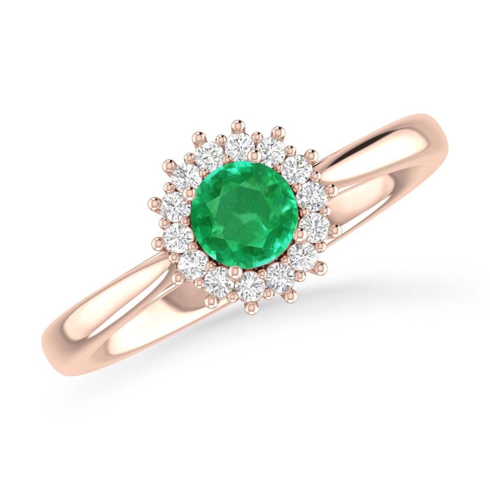 Rose Gold - Emerald