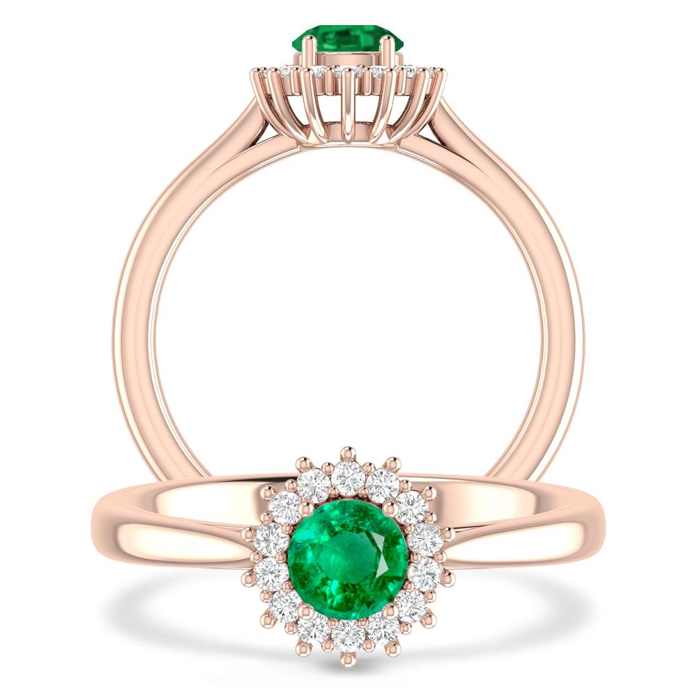 Rose Gold - Emerald