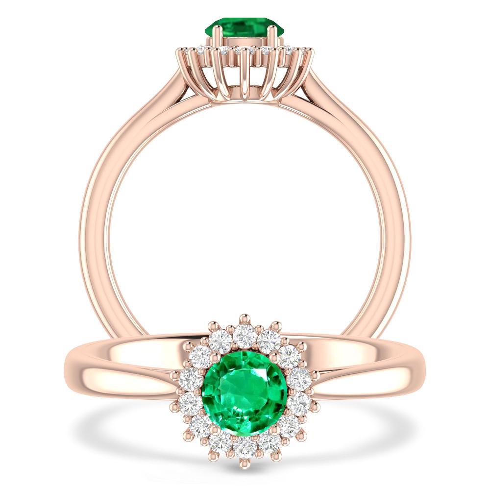 Rose Gold - Emerald