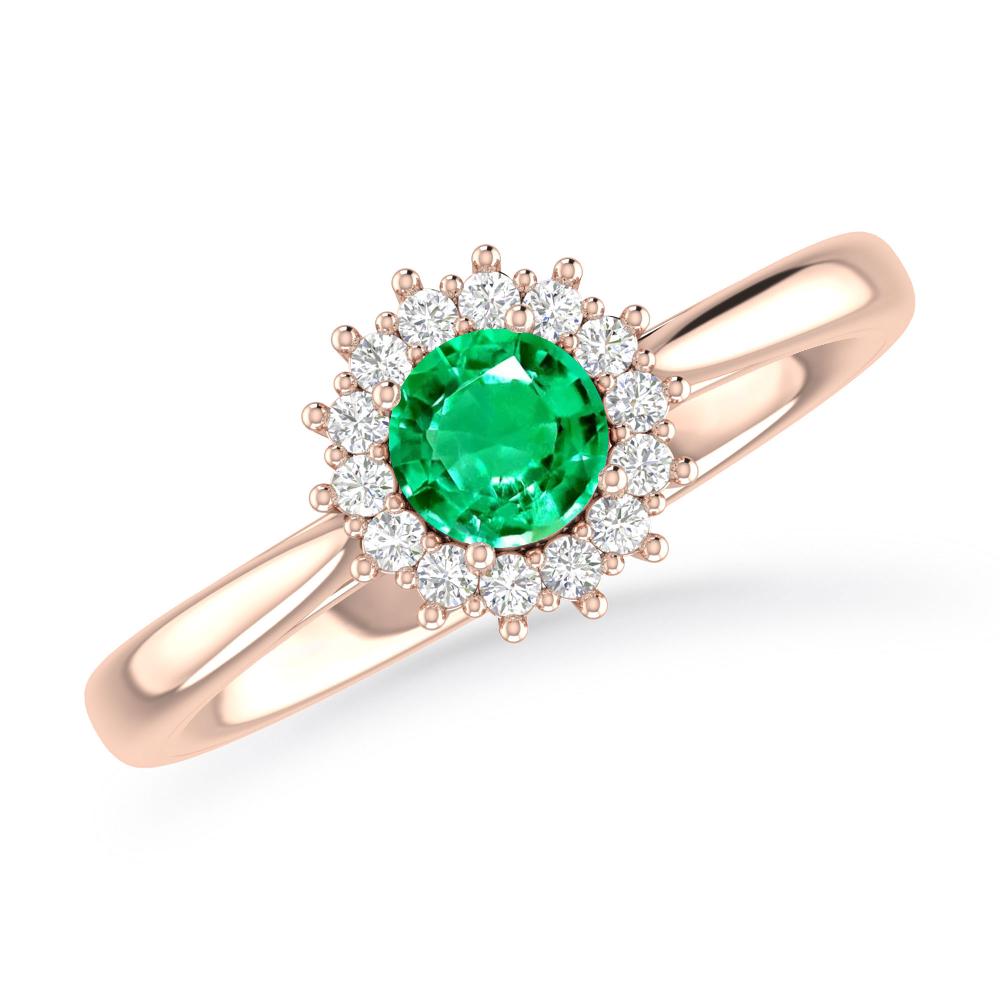 Rose Gold - Emerald