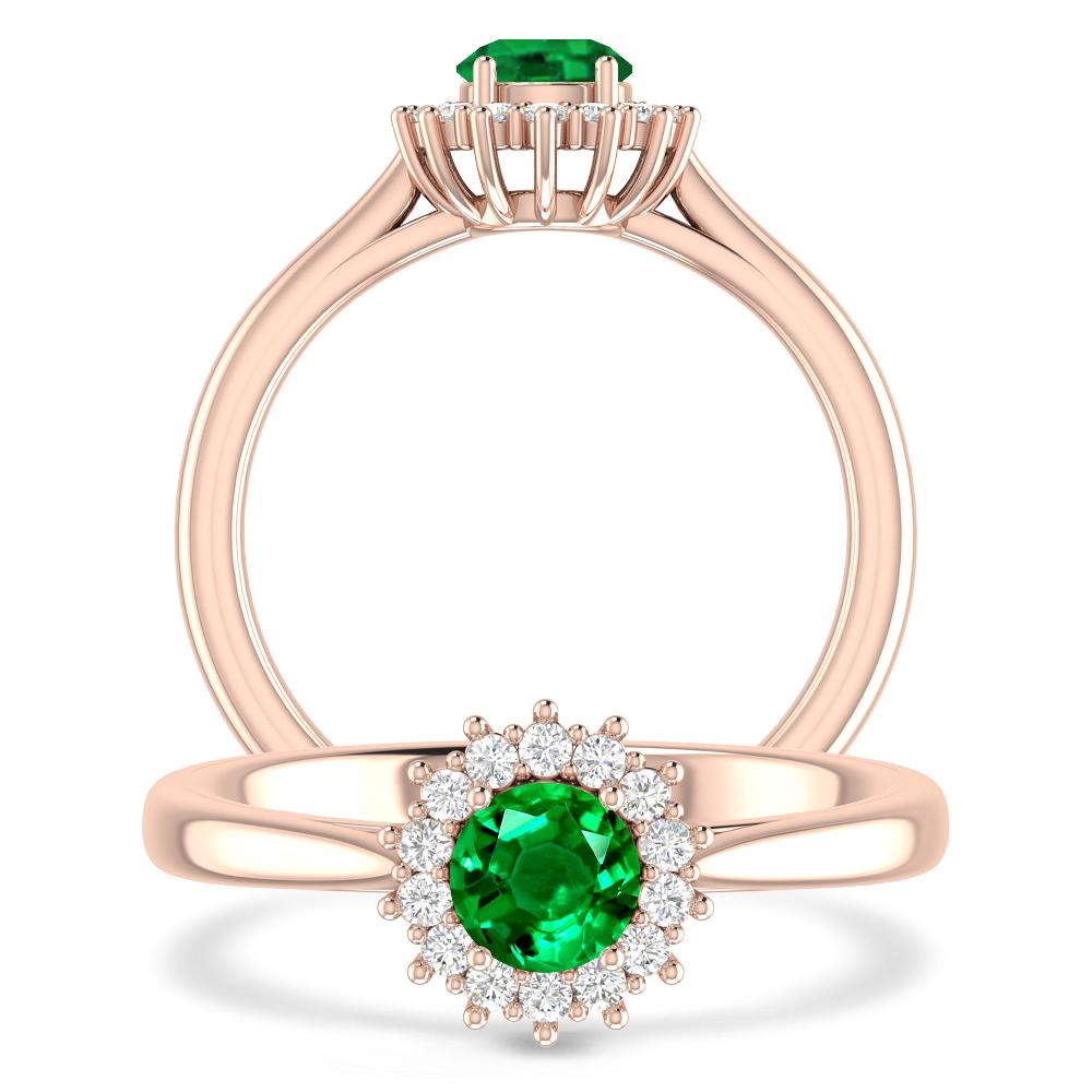 Rose Gold - Emerald