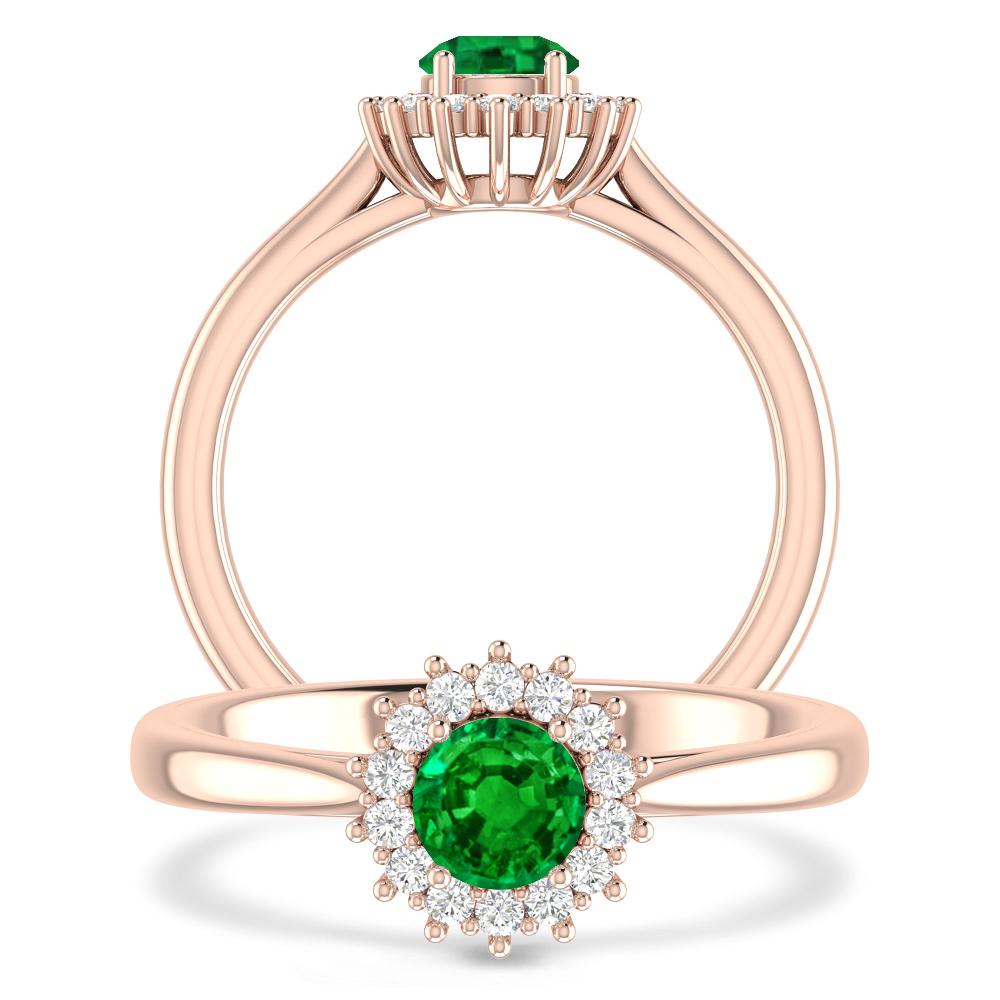 Rose Gold - Emerald