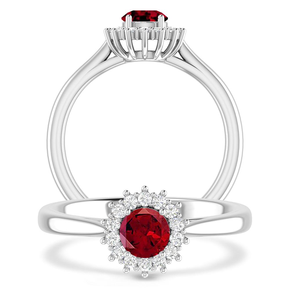 White Gold - Garnet