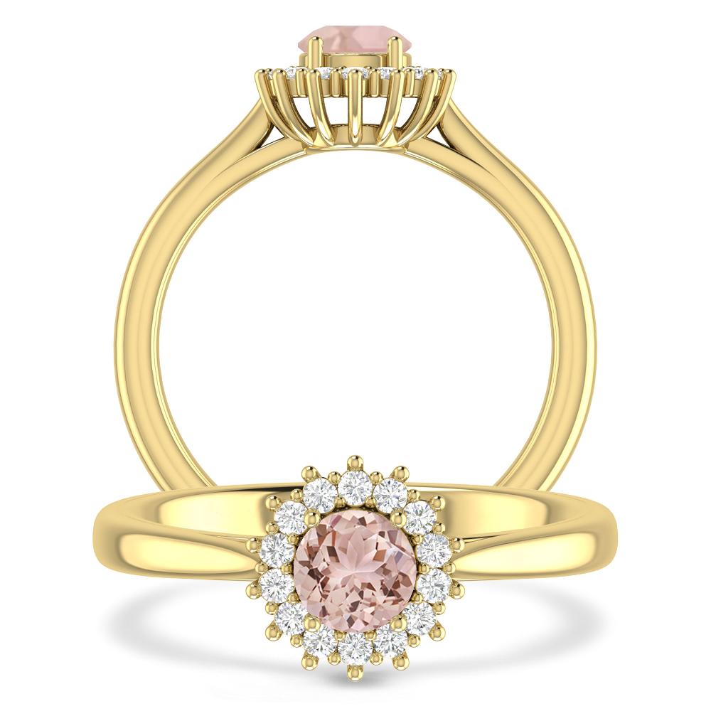 Yellow Gold - Morganite