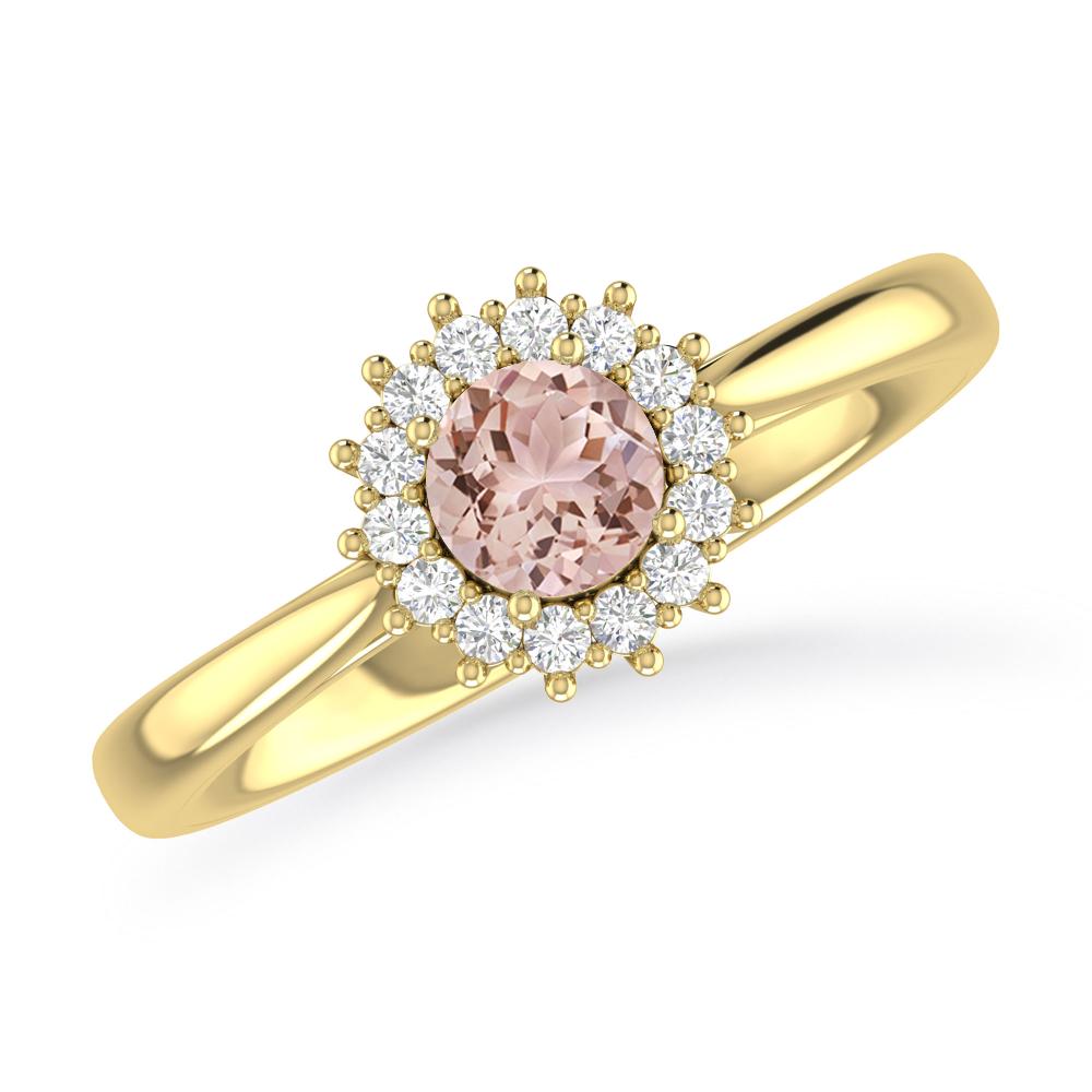 Yellow Gold - Morganite