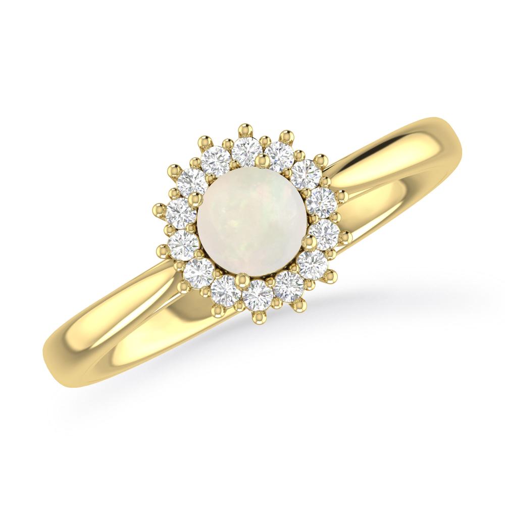 Yellow Gold - Opal