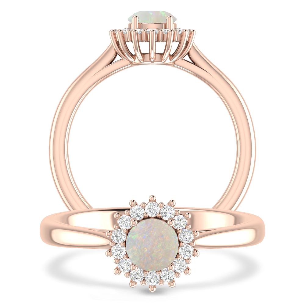 Rose Gold - Opal